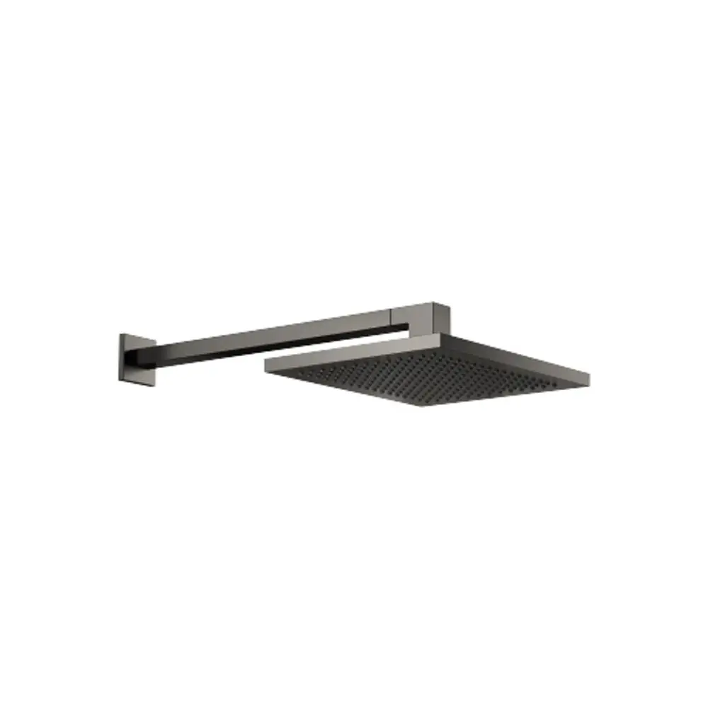 DORNBRACHT Regenbrause mit Wandanbindung SERIENSPEZIFISCH 28765980 300 x 240 mm Dark Platinum gebürstet, 28765980-99 Galeriebild 1